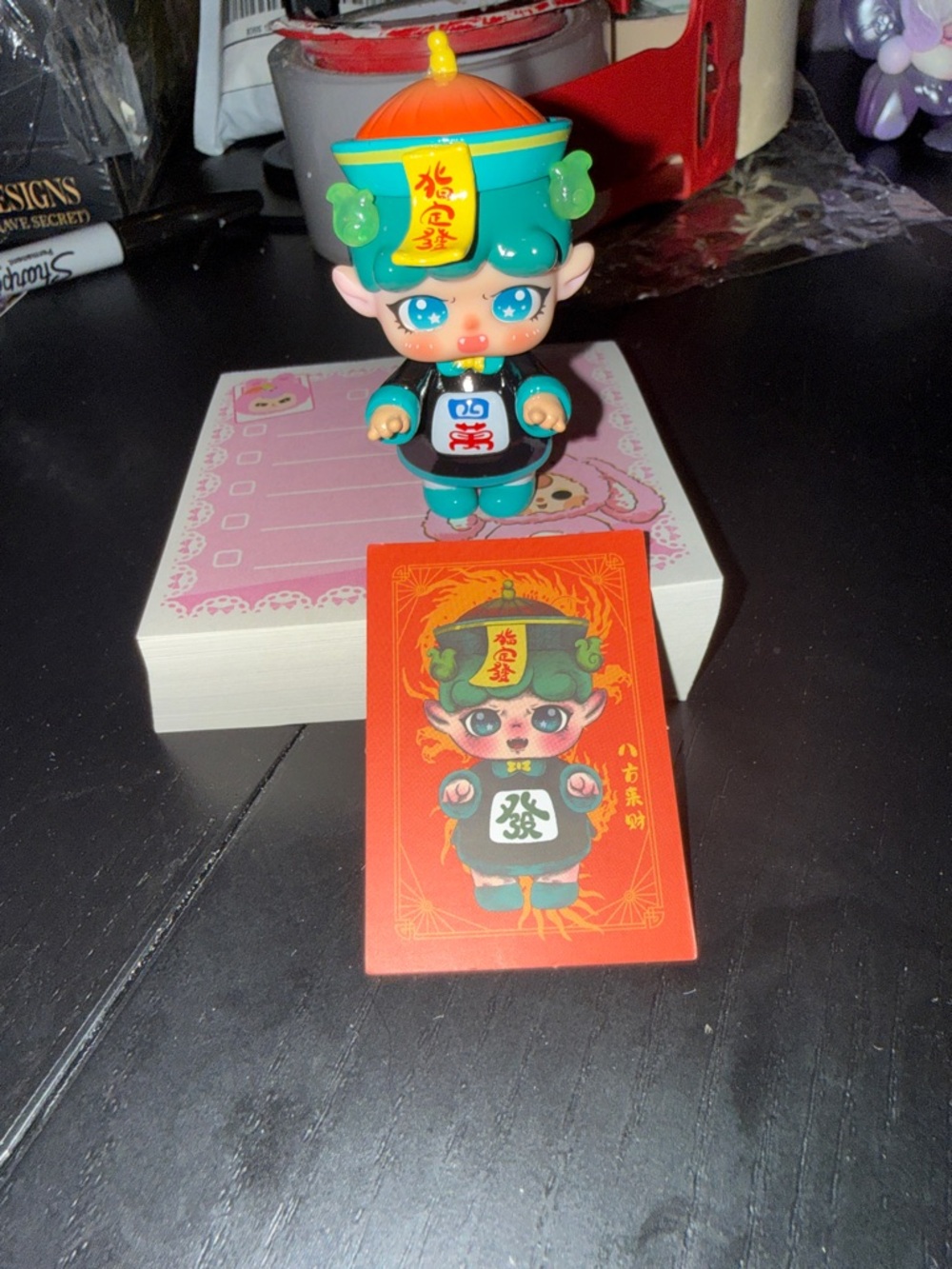 Migo Happy Ghost Player Mini Fig - Green/Orange